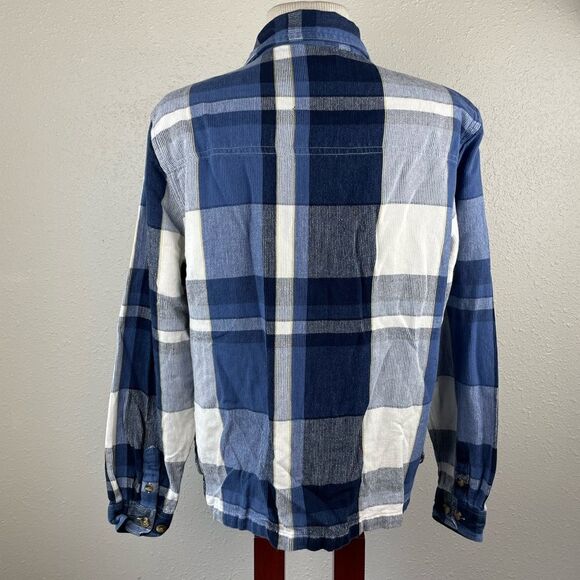 Northcrest Blue Plaid Full Zip Jacket Size XL EUC - Picture 6 of 7